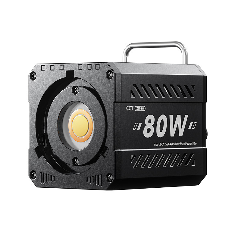 Photography Lighting Portable - ZU80高出力COBフィルライト撮影ライトハンドヘルド撮影ランプ2500-6500K調整可能ライブストリーミング撮影ランプ