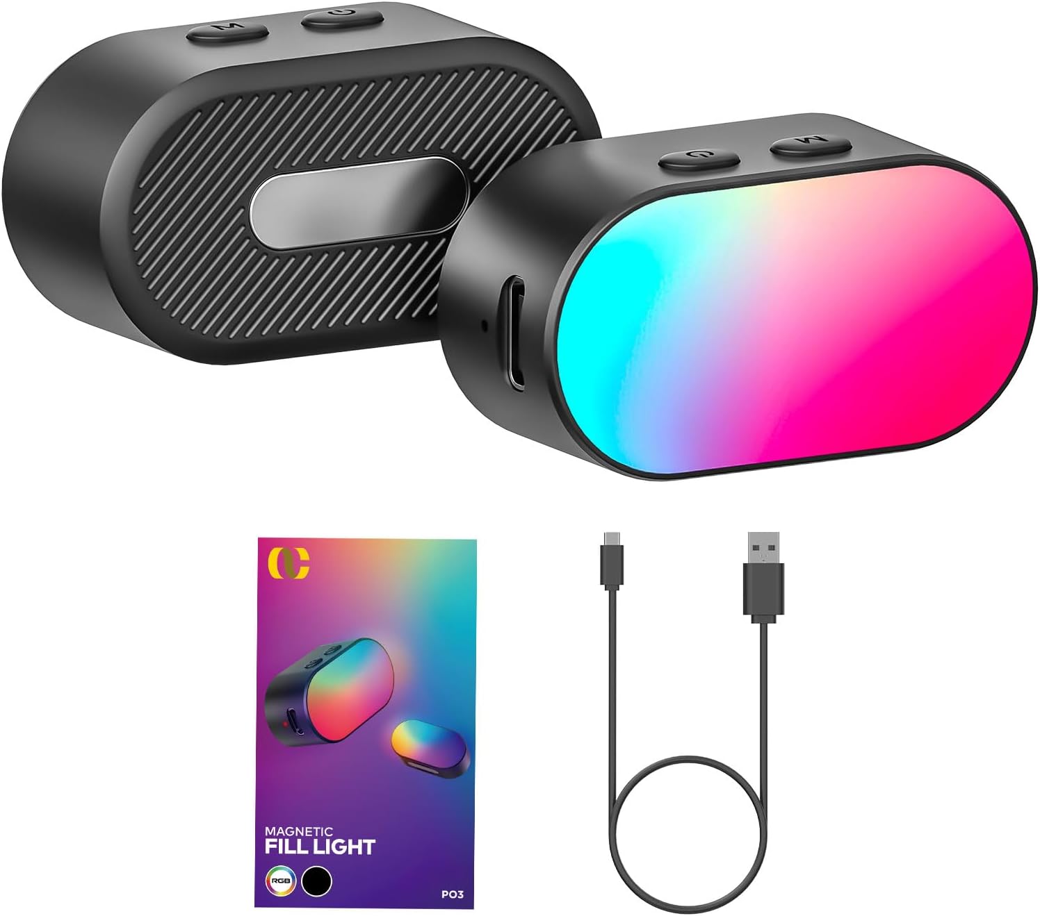 Photography Lighting Professional - AOCHUAN ミニ RGB 磁気補助光 3 ストップ輝度