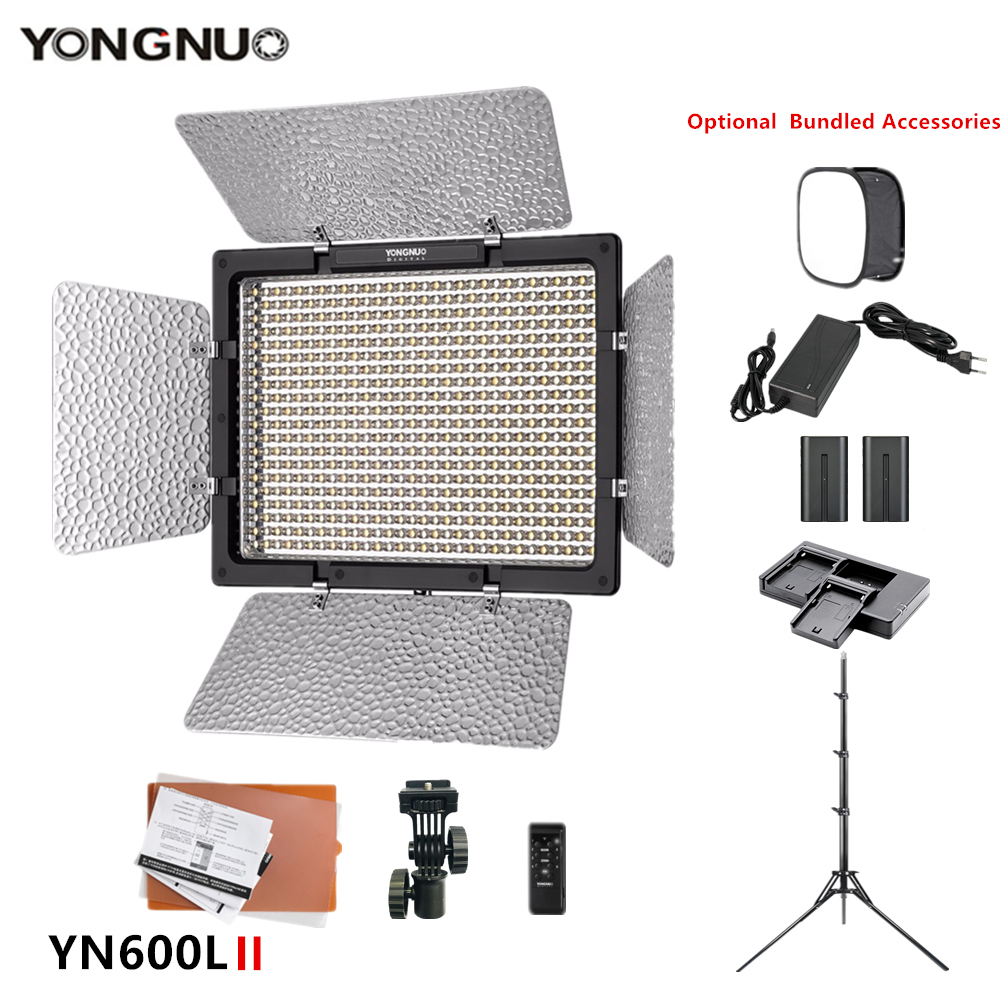 Photography Lighting Options - YONGNUO YN600L II カメラ写真撮影ランプ 3200-5600k LED