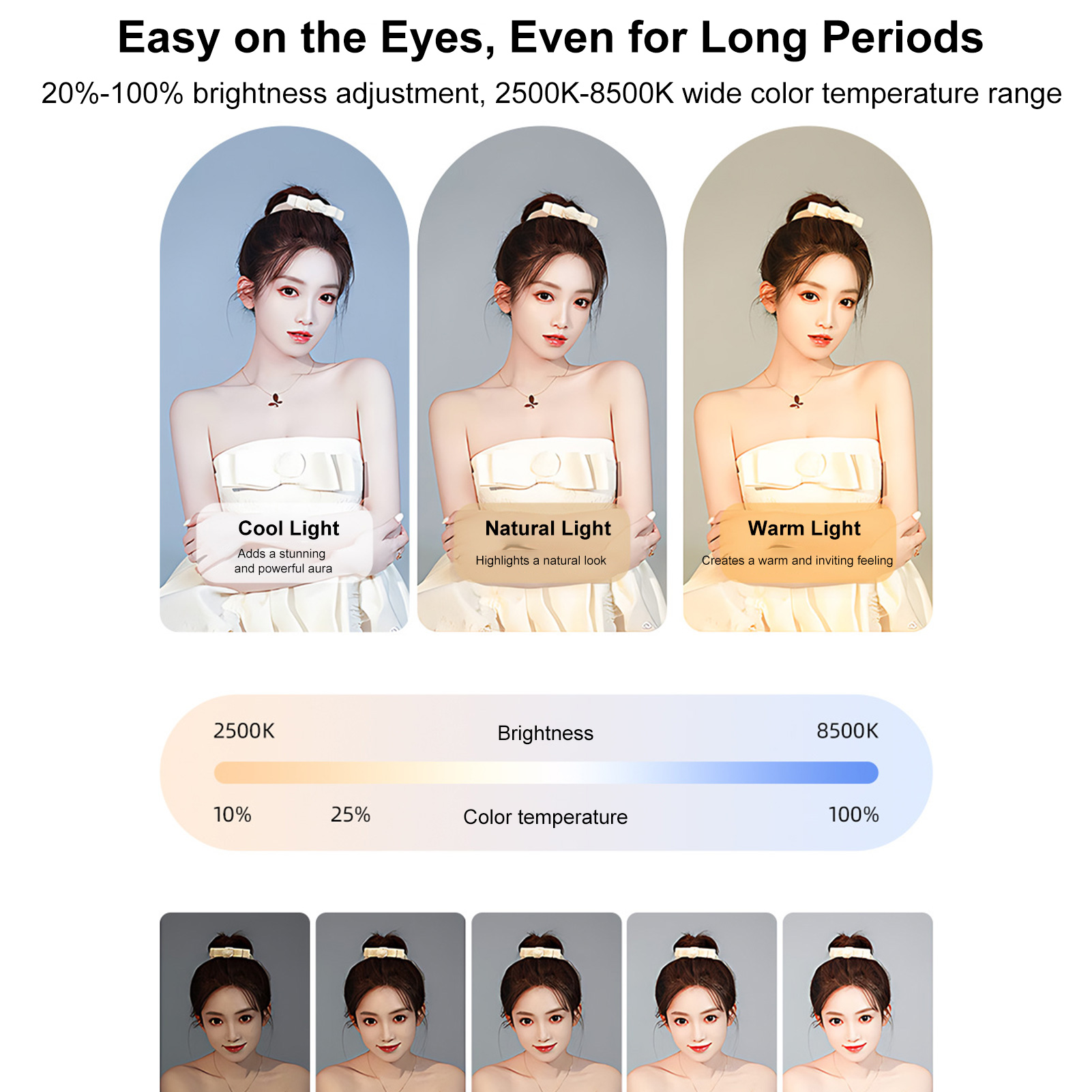 充電式携帯電話ライト、ハンドヘルドフォンスタビライザー（スマ - Photography Lighting Professional のレビューと価格
