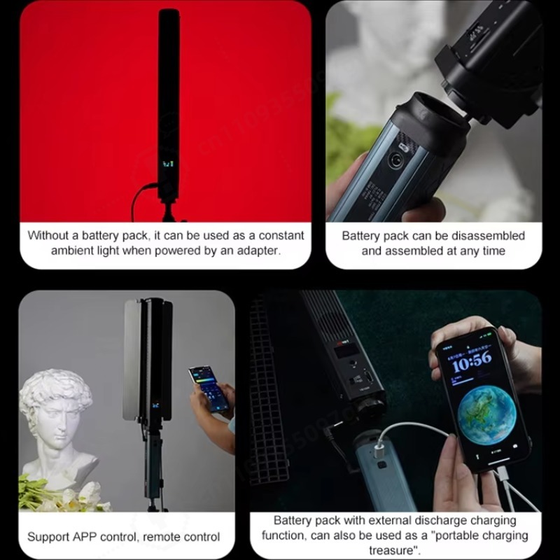 2700-7500K RGB ポータブルLEDビデオスタジオ - Photography Lighting Portable のレビューと価格