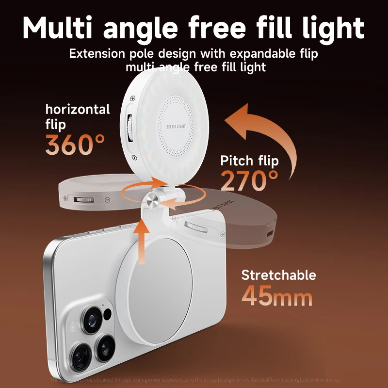 Magsafe 電話用 LED Selfie フィルライト  - Photography Lighting Professional のレビューと価格