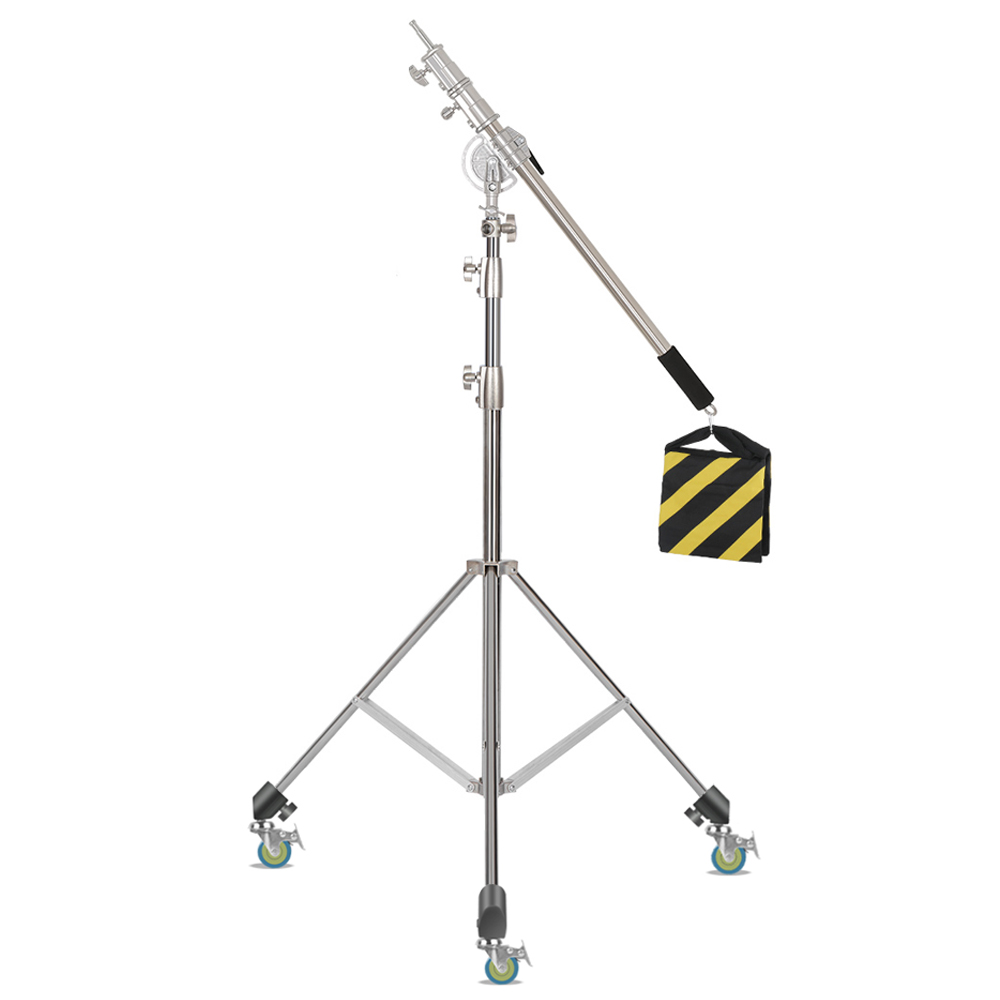 Sh-ステンレス鋼ライトスタンド、LEDライト用三脚サポート - Photography Lighting Triangle のレビューと価格