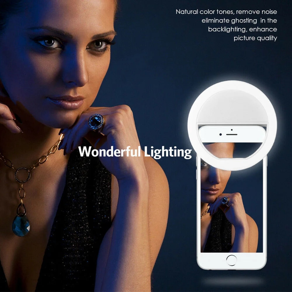 1pc USB 充電ケーブル LED 自撮りリングライト調整 - Quality Photography Lighting のレビューと価格