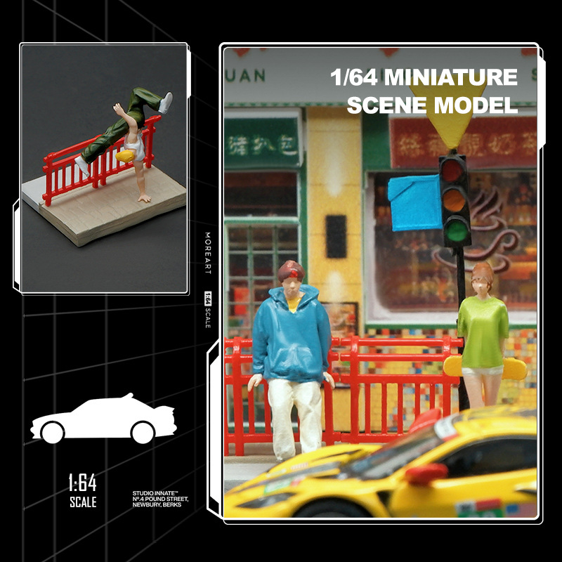 1:64 シミュレーション信号機手すりミニチュアアクションフ - Photography Lighting Simulator Free のレビューと価格
