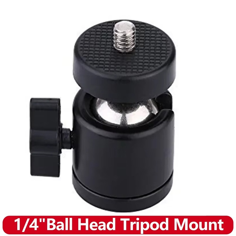 ユニバーサルミニメタルボールヘッドアダプター360度調整1/ - Photography Lighting Triangle のレビューと価格