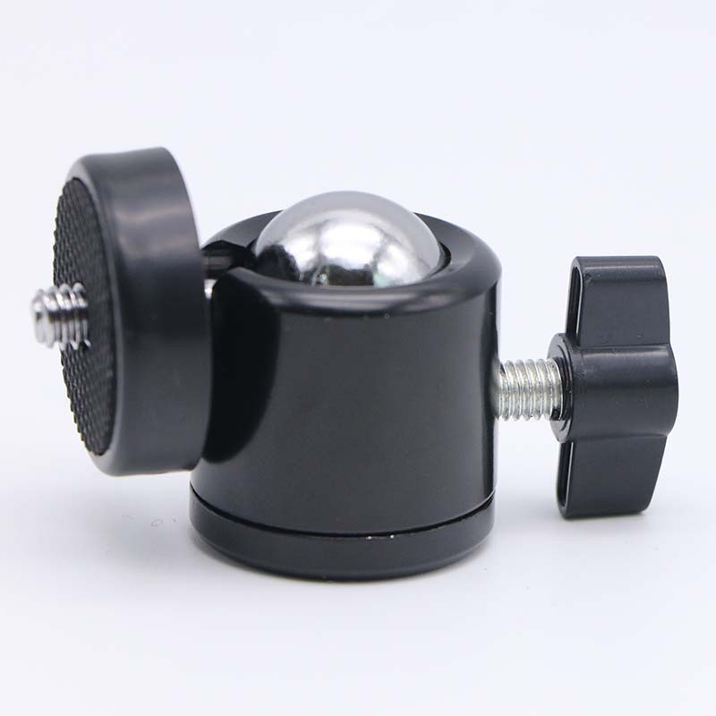 ユニバーサルミニメタルボールヘッドアダプター360度調整1/ - Photography Lighting Triangle のレビューと価格