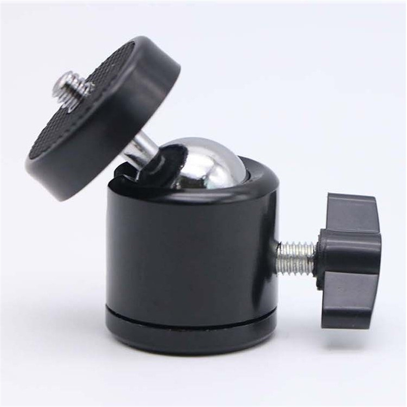 ユニバーサルミニメタルボールヘッドアダプター360度調整1/ - Photography Lighting Triangle のレビューと価格