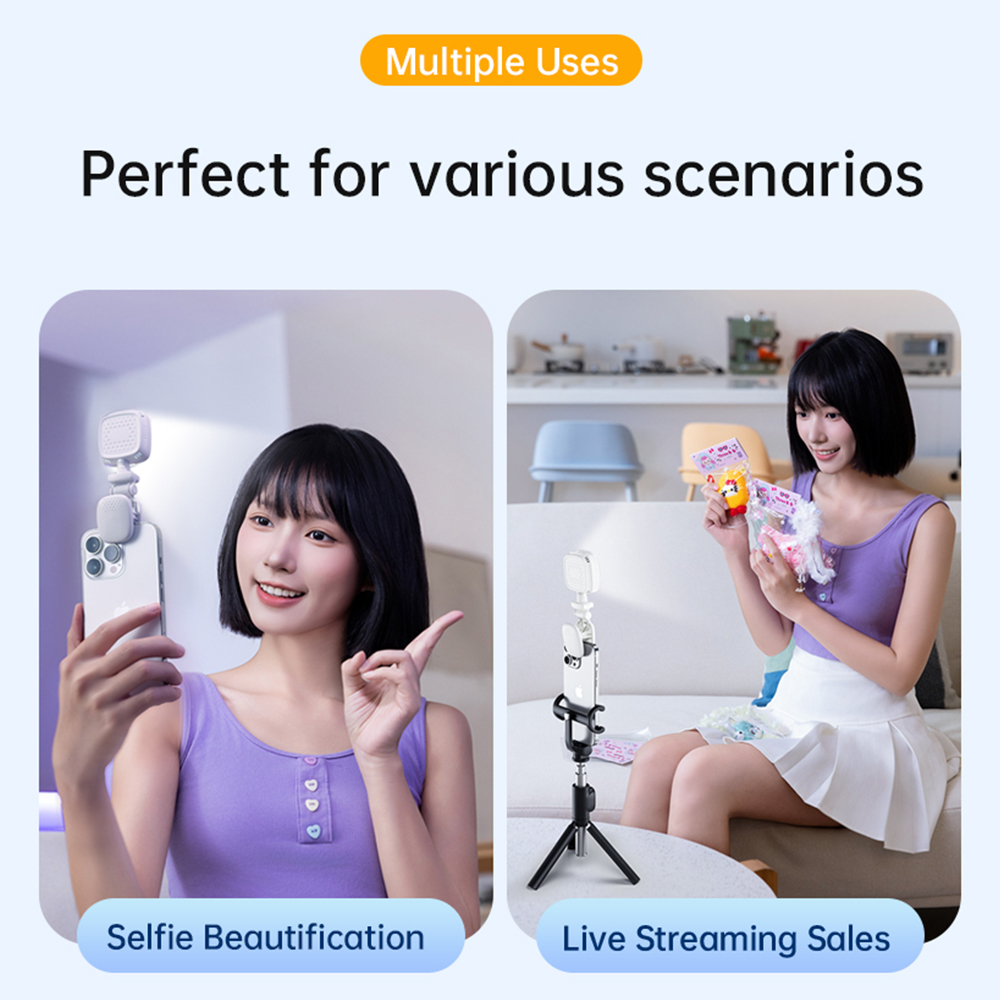 ポータブルLEDセルフィーライトカメラミニフィルライト充電式 - Photography Lighting Professional のレビューと価格