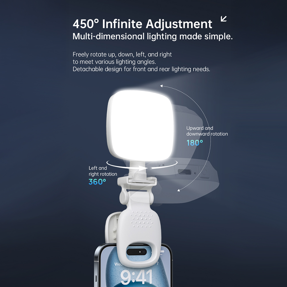 ポータブルLEDセルフィーライトカメラミニフィルライト充電式 - Photography Lighting Professional のレビューと価格