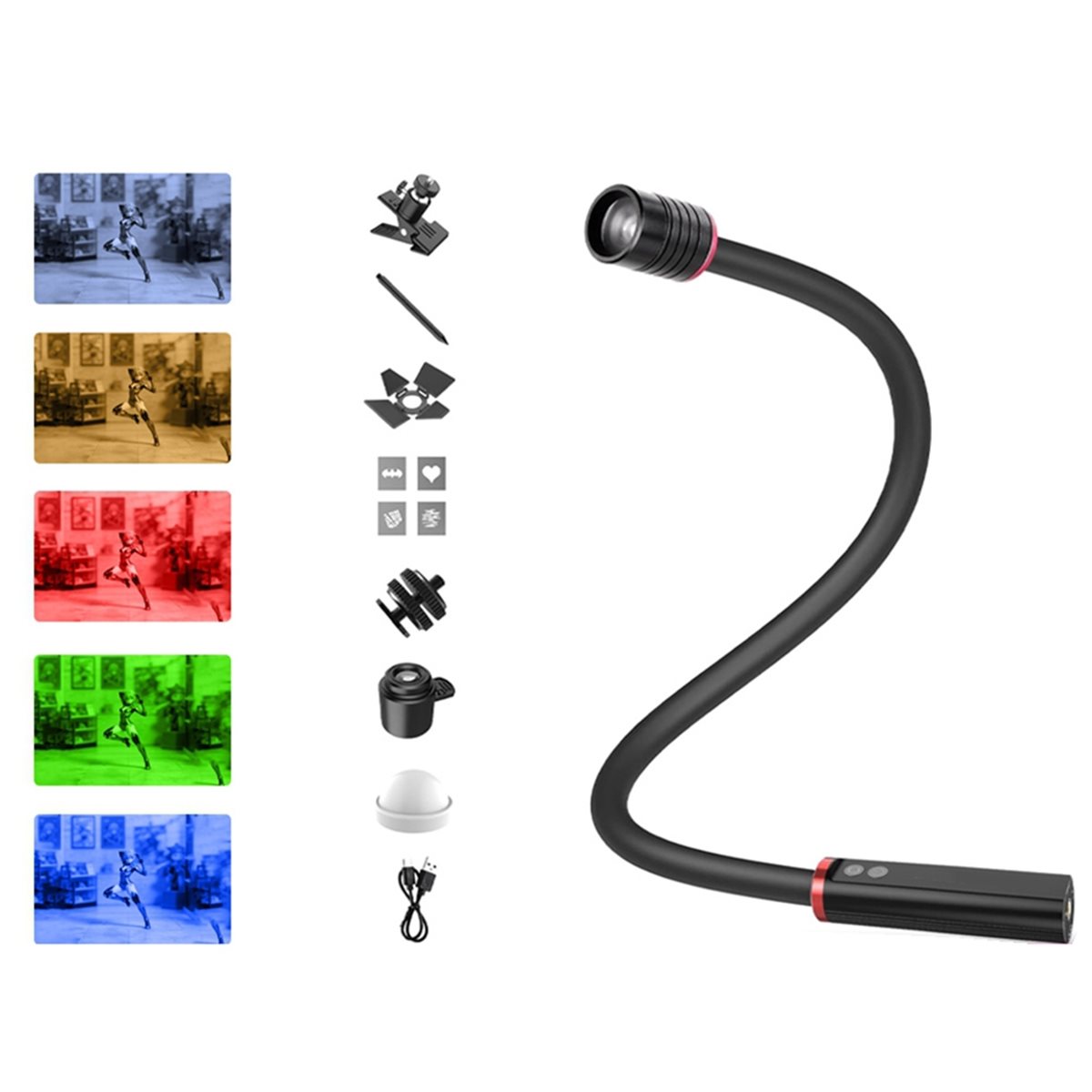 M05K マクロ写真用 LED ライト 4W ミニスポットラ - Photography Lighting Angles のレビューと価格