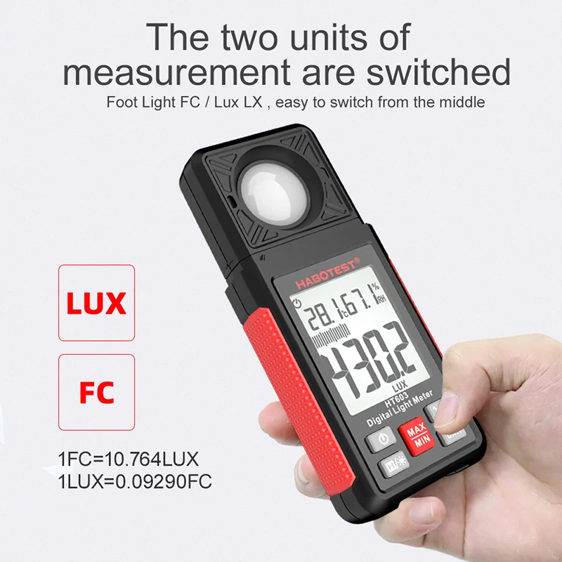HT603 デジタルルクスメーター 0～200,000ルクス - Photography Lighting Meter のレビューと価格