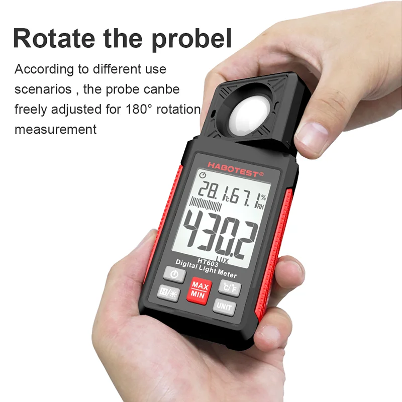 HT603 デジタルルクスメーター 0～200,000ルクス - Photography Lighting Meter のレビューと価格