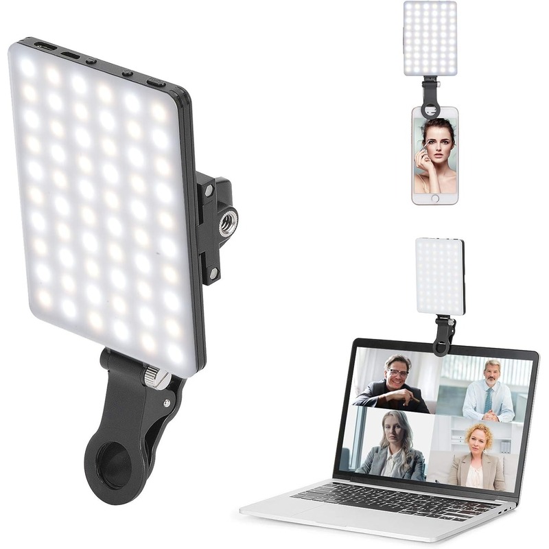 LEDポータブルクリップオン自撮りライト; ビデオ会議用照明 - Photography Lighting Professional のレビューと価格