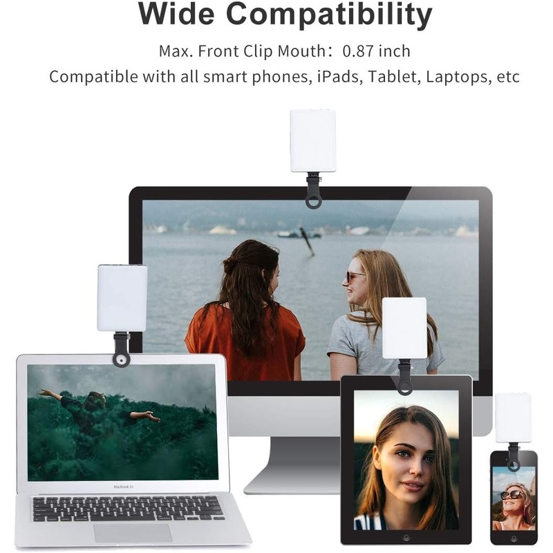 LEDポータブルクリップオン自撮りライト; ビデオ会議用照明 - Photography Lighting Professional のレビューと価格