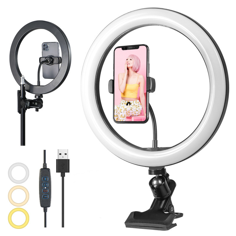 調光可能なLEDリングライト、電話用USB自撮りランプ、ライ - Photography Lighting Meter のレビューと価格