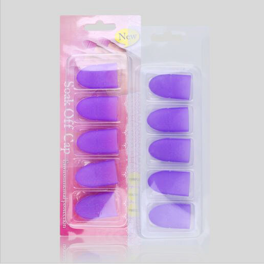 ランダムカラー5個入りソークオフリムーバーキャップクリップツ - Coloured Gel Set のレビューと価格
