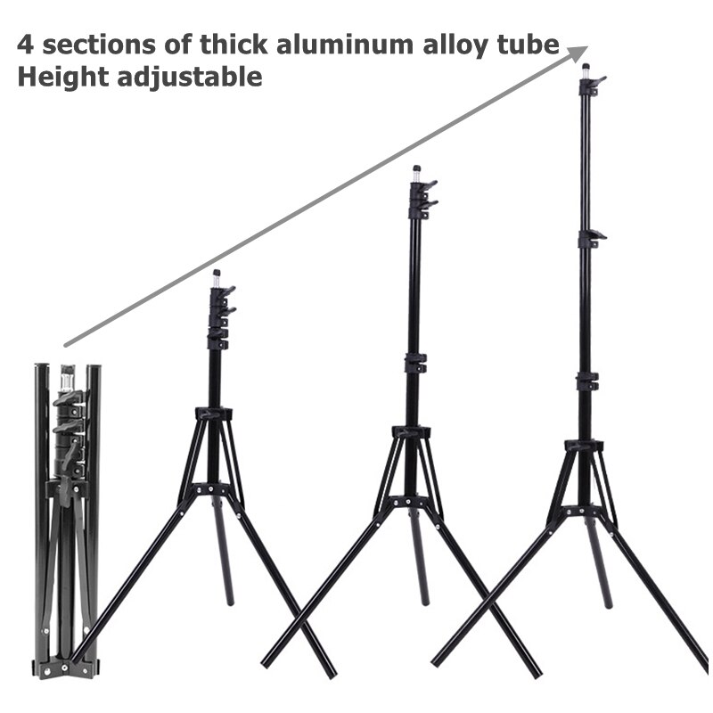 Nagnahz 78インチ写真照明三脚アルミ合金折りたたみ式 - Photography Lighting Triangle のレビューと価格