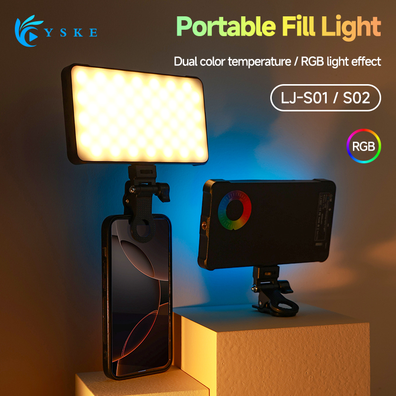 RGB LEDビデオライト、ストレートポケット撮影用照明クリ - Photography Lighting Professional のレビューと価格