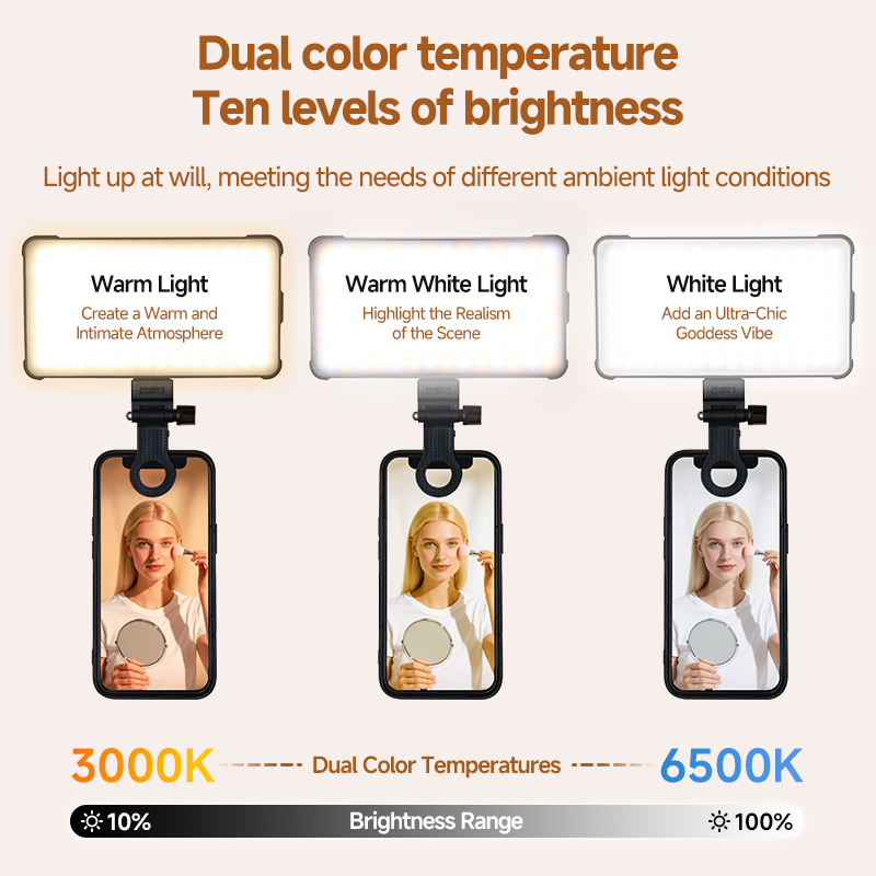 RGB LEDビデオライト、ストレートポケット撮影用照明クリ - Photography Lighting Professional のレビューと価格