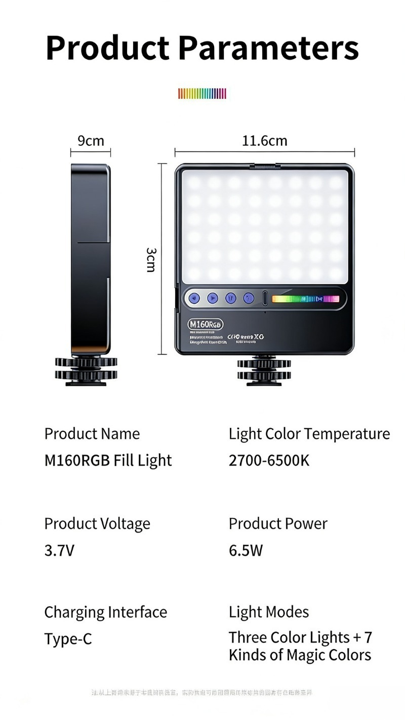 携帯用写真撮影用ポケットフィルライト フルカラーLED モバ - Photography Lighting Portable のレビューと価格