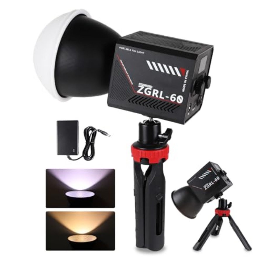 60W COB LED ビデオライト ハンドヘルド ポータブ - Photography Lighting Portable のレビューと価格