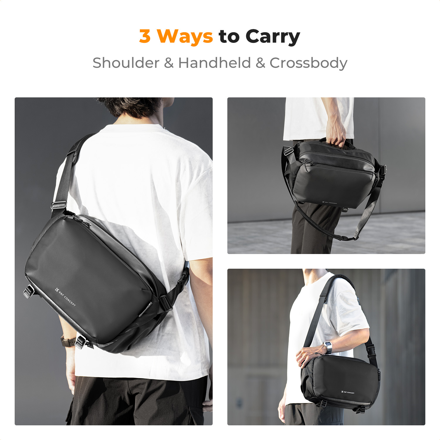 K&F CONCEPT 12L/10L カメラスリングバッグ - Photography Lighting Bag のレビューと価格