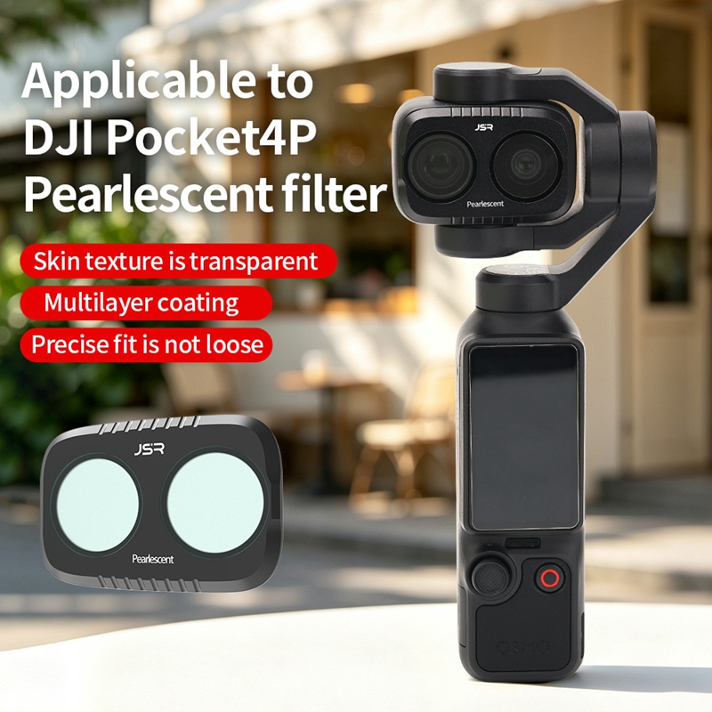 DJI Osmo Pocket 4P カメラレンズ磁気真珠光 - Photography Lighting Angles のレビューと価格