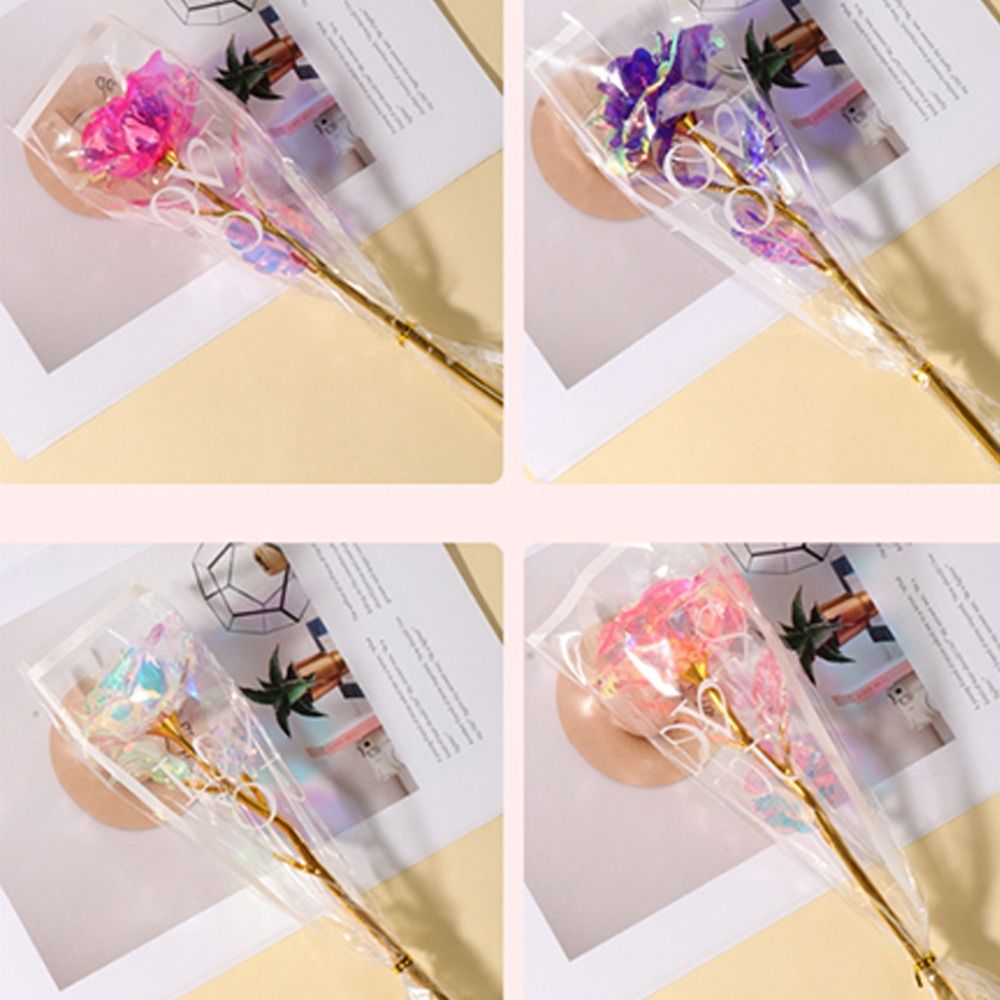 光る金箔のバラの花、LEDライト付き、カラフルな造花のバラの - Photography Lighting Simulator Free のレビューと価格