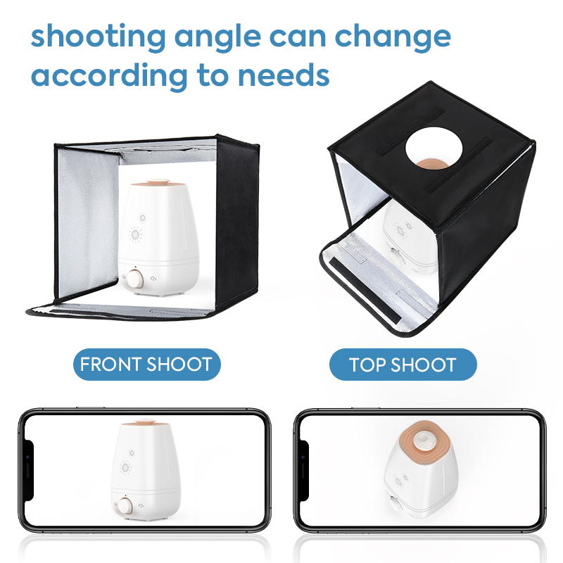 折りたたみ式フォトスタジオライトボックス、LEDライトリング - Photography Lighting Angles のレビューと価格