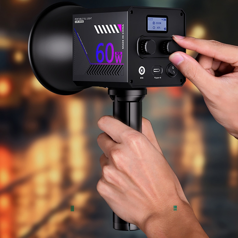 60W RGBビデオライト ポータブルLED撮影スタジオライ - Photography Lighting Meter のレビューと価格