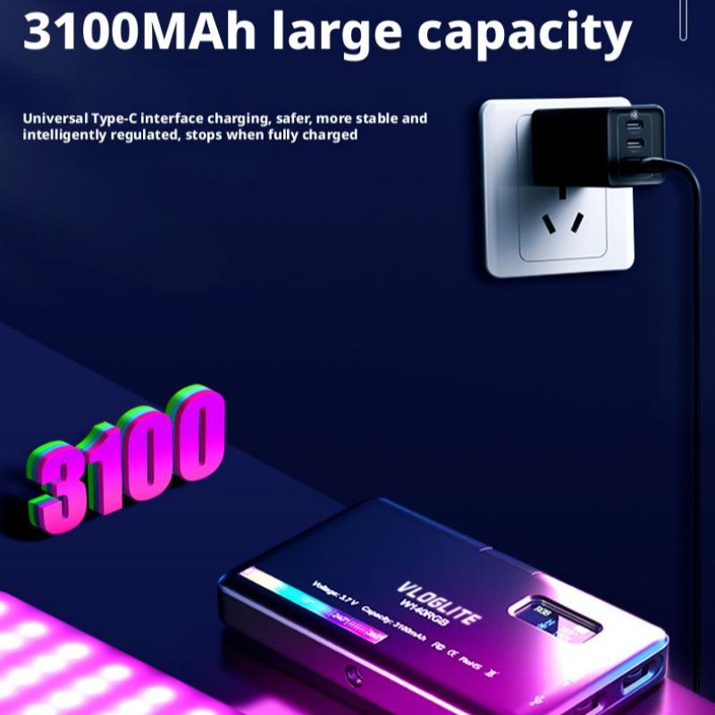 モバイルRGBフィルライトコンピュータービデオ会議ライトモバ - Photography Lighting Meter のレビューと価格