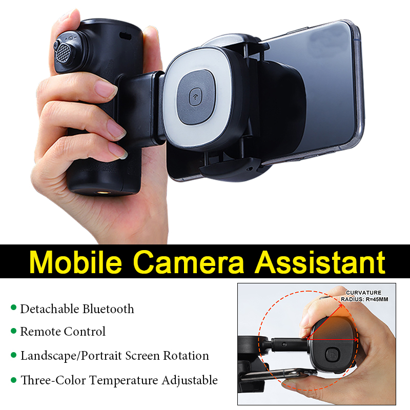 携帯電話用フィルライト、ポータブルハンドル付きモバイルカメラ - Photography Lighting Portable のレビューと価格