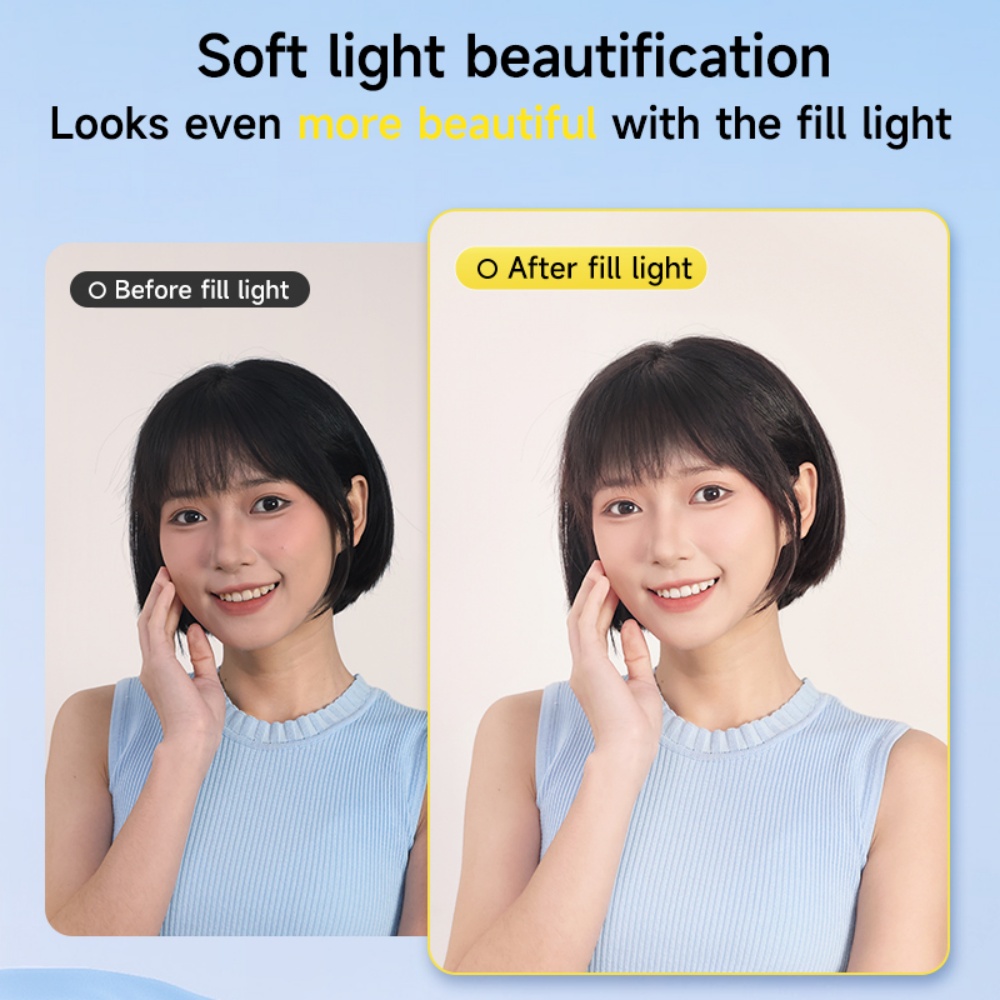 D7 ポータブルマカロンカラー携帯電話ライト写真とビデオスプ - Photography Lighting Professional のレビューと価格