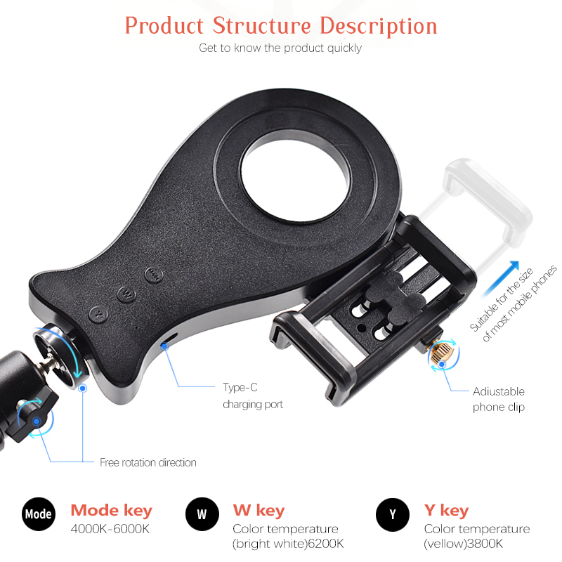 JUMTOP ポータブル歯科用撮影ライト 口腔充填ライト 6 - Photography Lighting Portable のレビューと価格
