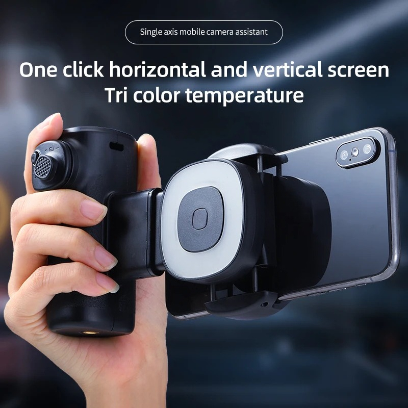 Bluetooth LEDセルフィーライト付き単軸スマホグリ - Photography Lighting Angles のレビューと価格