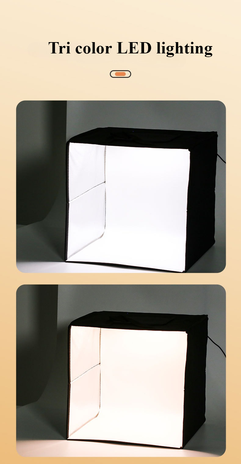フォトスタジオボックス 30cm 40cm ポータブルライト - Photography Lighting Options のレビューと価格